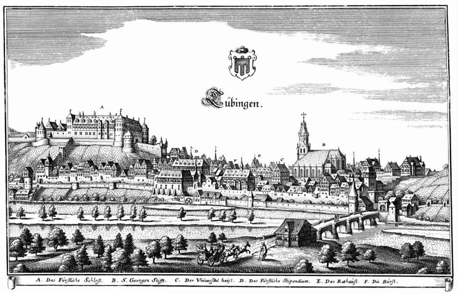 Tübingen 1643 (Matthäus Merian d.Ä.)